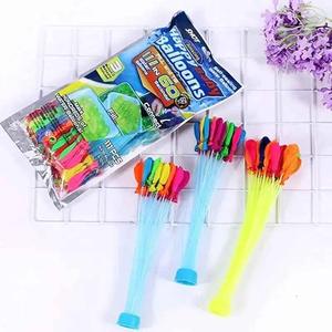 Magic Bunch of Water Balloons Fill & Automatic Tie in 60 Seconds Multicolor Magic Water Balloons For Children Holi & Pool Party Fun (Pack Of 15) 2 Missing 