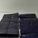 6 Pack Extra Heavy Duty Large Moving Bags with Strong Zipper & Comfortable Handles, Sturdy & Durable Clothes Storage Bags Totes Bins, Blue Packing Moving Boxes for College Supplies, Dark Blue