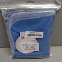 Weewooday Silver Storage Bags Anti Tarnish Silver Protector Bags Blue Holder for Silverware Flatware Storage Organizer Cloth Place Setting Roll with White Ribbon for Teaspoon Utensils(6 Pieces)