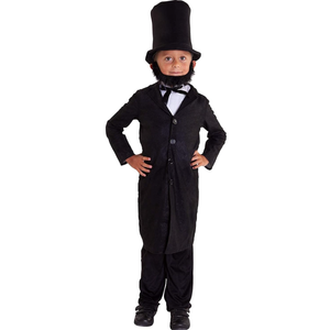 Morph Costumes Abraham Lincoln Costume For Kids - Presidents Day Halloween Outfit For Boys, Historical Dress Up, S