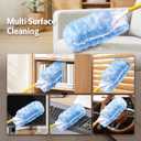 Duster Refill for Swiffer Duster, 50 Count Heavy Duty 2 Side 360 Duster Refills, 6X Microfibers, Disposable Multi Surface Dusters for Cleaning (Not Include Handle)