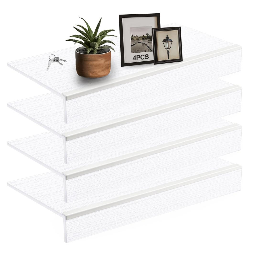 Wire Shelf Covers, 32" W X 16" D, 4 Pack, Wood Covers for Wire Shelves
