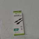 Cable Apple Quick Charge Cable to USB C Extended Length 6.5 Foot Black
