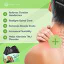 Occipital Release Tool for Pivotal Therapy & TMJ Device Cervical Traction Pillow for Neck, Shoulder, and Back Pain Relief - Tension Headaches, Manipulation Therapies, Trigger Points