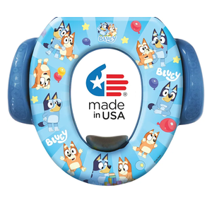 Bluey Soft Potty Seat - Potty Training Toilet Seat, Soft Cushion, Baby Potty Training, Safe, Easy to Clean