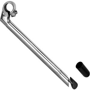 BuleVina Bike Quill Stem 22.2mm x 300mm Clamp 25.4mm Aluminum Alloy and Steel Gooseneck Shape 1 Bolt Road Bicycle Handlebar Stem Y Clamp for Fixed Gear (300mm/11.8 Inch Length)