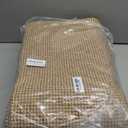 KOZYFLY Extra Long Runners for Hallways 2.6x18 ft Washable Kitchen Runner Non Slip Rubber Backed Hallway Rug Cotton Entryway Runner Rug Floor Carpet for Indoor Hall, Kitchen, Stair, Tan/Orange/Brown