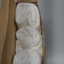 3-Pack Organic Baby Swaddle Sleep Sacks - Swaddles for Newborns, Infant 0-3 Months, Baby Girls, Boys, Soft & Snug Newborn Sleep Sack, Nursery Swaddling Blankets (Soft White, OS)