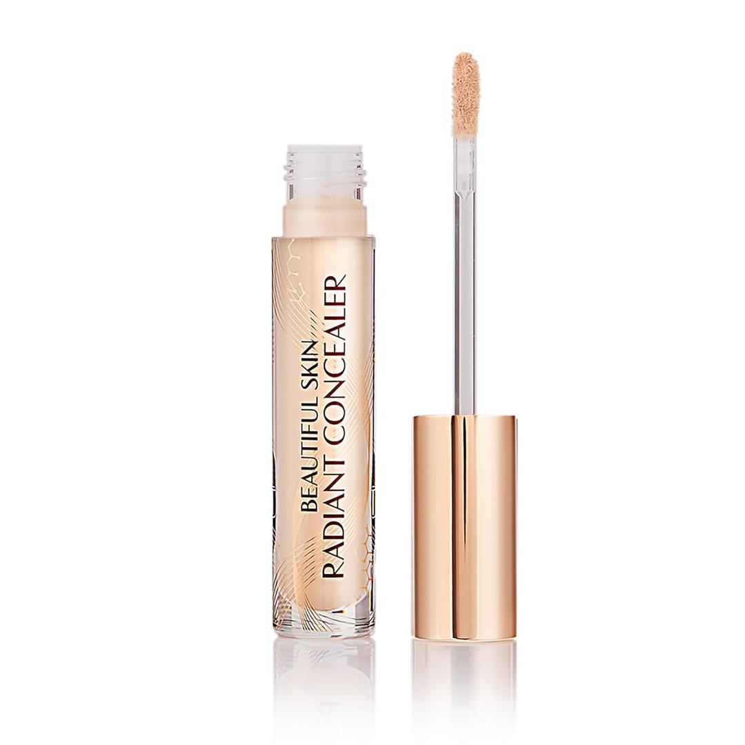 Charlotte Tilbury Beautiful Skin Concealer - Under Eye Concealer & Color Corrector for Dark Circles - Hydrating, Medium-Buildable Coverage with a Radiant, Natural-Looking Finish