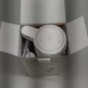 Automatic Foaming Soap Dispenser, 4-Level Adjustable Foam, Wall Mount, USB Rechargeable, 12.8oz/380ml, Touchless Hand & Dish Soap Dispenser for Bathroom, Kitchen, Hotel, Restaurant (White)