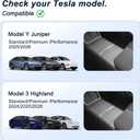 Hidden Under Screen Storage Box for Tesla Model Y(2025-2026) & Model 3 (2024-2026) – Openable Center Console Organizer with Anti-Slip Pad, Tesla Accessories