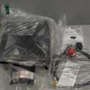 GasOne High Pressure Single Propane Burner - Outdoor Cooking with Heat Shield and Guard Propane Burner Head for Camping, Tailgating, Seafood Boil, Home Brewing - (Black)