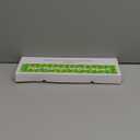 Wireless Keyboard and Mouse Combo - Full Size Slim Thin Wireless Keyboard Mouse with Numeric Keypad 2.4G Stable Connection Adjustable DPI (White & Silver)