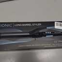 Bio Ionic Long Barrel Curling Iron with Moisture Heat Technology & NanoIonic MX Versatile Curling Wand - 1.5 