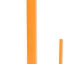 Cast Iron Paper Towel Holder, Vintage Chic Pumpkin Pattern Weighted Base Roll Paper Towel Holder Stand for Kitchen Bathroom Countertops, Orange