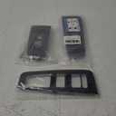 4Pcs Matte Wood Grain Style Car Interior Window Switch Panel Cover Side Door Glass Lock Control Button Cover Compatible with Kia Telluride 2020-2025 Accessories [Rear Window Lift Double Hole]