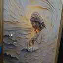 16x24 textured Jesus 3d art