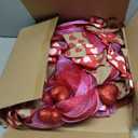 Waipfaru 6 FT Valentines Day Garland with Lights, Valentines Day Decorations, Lighted Valentine's Day Garland for Mantle Pink and Red Artificial Garlands Fireplace Home Table Centerpiece Indoor Decor