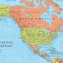 RMC Classic United States USA and World Wall Map Set (Signature Edition) 32x50-in