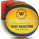 WAWAWEWA The Official Silent Basketball PRO (Size 7) – Protected Cover Indoor Basketball for Quiet Dribbling – Airless Indoor Training Foam Basket Ball with Cover – Ready to Play for All Ages (29.5")