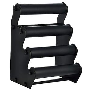 Plastic 4 Roll Bangle Display stand (Black)