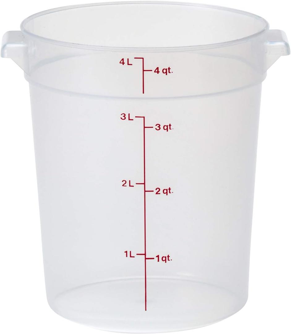 Cambro Food Storage Container (BPA-Free) - 4 Quart Food Storage Container (4 QT)