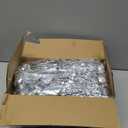 ZOOFOX 12 Pack Metallic Foil Spray Centerpiece, Glitter Silver Star Table Decoration, Burst Table Centerpieces for Birthday Wedding Anniversary Christmas Party Supplies Decor, Freestanding