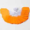 500 Pcs Price Tags with String 1.88"x1.18" Colored Blank Hang Tags for Clothing, Retail, Crafts & Packaging(Orange)