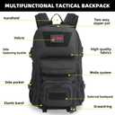 J.SH 50L Military Tactical Backpack for Men, 3 Day Assault Backpack