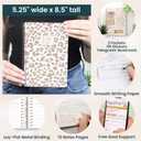bloom daily planners 2026-2027 Planner - Academic Year (July 2026 - July 2027) Monthly & Weekly Soft Cover Planner for Women - 13 Month Calendar Agenda Book with Stickers - 5.5" x 8.25" - Tan Leopard