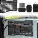 MAIKER OFF ROAD Tailgate Storage Panel Tailgate Molle Panel Steel Cargo Shelf Storage Luggage Holder Carrier with 3 Storage Bags for Ford Bronco Accessories 2021 2022 2023 2/4 Doors