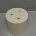 6" x 6" Extra Large Outdoor Waterproof Flameless Candle with 3 Wick, Ivory Plastic Battery Operated LED Candle with Remote and Timer,Flickering Fake Pillar Candles for Garden Patio Porch Home Party