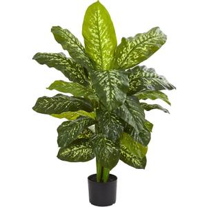 Nearly Natural 42in. Dieffenbachia Artificial Plant (Real Touch)