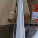 ChrisDowa Cordless Zebra Blinds for Windows, Dual Layer Free-Stop Light Filtering Window Roller Shades, Pull Down Privacy Zebra Shades for Home, Office, Bedroom, Door (70" W x 72" H, White)