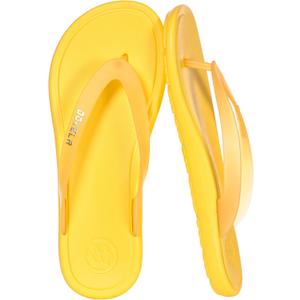 Dokela Flip Flops for Women Arch Support Comfortable Summer Beach Walking Thong Sandals Slip On Indoor Outdoor, size 8 
