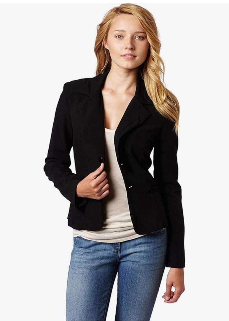 A. Byer Juniors Long Sleeve Button Welt Jacket, XL
