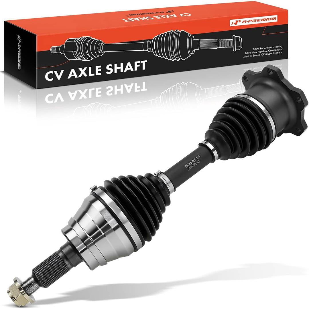 A-Premium CV Drive Axle Shaft Assembly Compatible with Chevy GMC Silverado Sierra 1500 2500 3500 HD Classic & Hummer H2, 4WD Models, with Heavy Duty Thermoplastic Outboard Boot, Front Left or Right