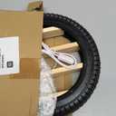 Yalikop 12 Inches Wheels Wall Display, LED Lighted Tire-Shaped Wooden Display Shelf with Wall Mount or Desk Placement, Toy Car Shelves for Collectors Race Car Room Decor (Natural)
