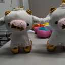 2 x 
Animal Adventure Angel Cow Valentine's Plush