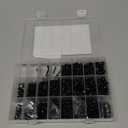 2240PCS Metric Screw Assortment,M2-M5 Metric Screw Kit, Hex Socket Metric Bolts, Metric Machine Screws 12.9 Grade Alloy Steel,Black Zinc Plated,Free Allen Head Wrench