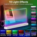 LED Note Board with Colors,Rechargeable Acrylic Dry-Erase Board, 8-Color Luminous Acrylic whiteboard Calendar, Art Board, Suitable for classrooms/Offices/Home Decoration/Gifts (Horizontal)