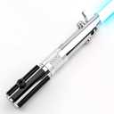 Lightsaber Dueling Light Saber with 12 RGB Colors 16 Sound Fonts and Motion Control, Force FX Lightsabers with Premium Metal Handle and Replaceable Blade, Light Sabers for Adults, Kids