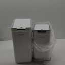 JOYBOS 2 Pack Bathroom Trash Can, White