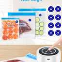 Electric Mason Jar Vacuum Sealer Kit Auto Stop Fully Automatic Fits Wide and Regular Mouth 3 IN 1 Design For Canning Jar And Sous Vide Bags (White)