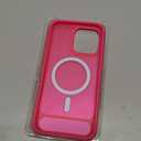 Temdan Magnetic Compatible with iPhone 15 Pro Max Case, [Built-in Invisible Kickstand][Compatible with MagSafe][Military Grade Shockproof] Slim Translucent Matte Phone Case for iPhone 15 Pro Max 6.7" (Hot Pink)