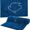 Drydiet Aquarium Mat, 20x36 Inch Large Fish Tank Cleaning Pad, Super Absorbent Chenille Sponge Pad, Protects Furniture from Water & Scratches, Decorative Floor Mat for Fish Hobbyists