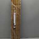 UNISHADES No Drill Cordless Bamboo Roman Shades, 3264 in, Teak | Natural material, Light Filtering, Easy Install