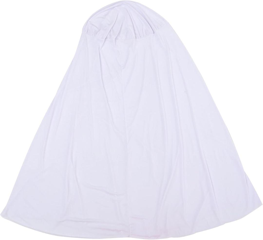 Round Elastic Table Cover Stretch Tablecloth Banquet Table Protector Stain-Resistant