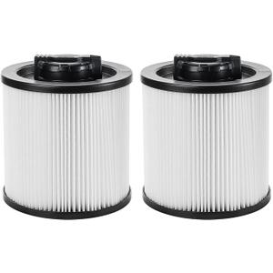 DXVC6910 Replacement Filter for DEWALT 6-16 Gallon DXV06P DXV09P DXV10P DXV10PL DXV10SA DXV12P DXV14P DXV16P Wet/Dry Vacuum Cleaners 2 Pack