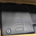 ANBINGOFloor Mats Fit for Pilot 2009-2015.All Weather Protection TPE Waterproof Non-Slip Floor Liners Fit 1st & 2nd &3 rd Row Set Accessories-Black